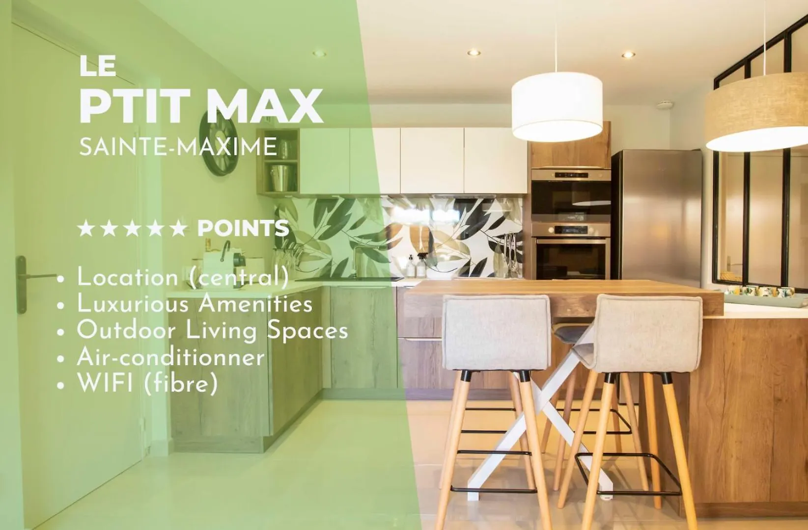 Le P'TIT MAX, spacieux centre SAINTE MAXIME
